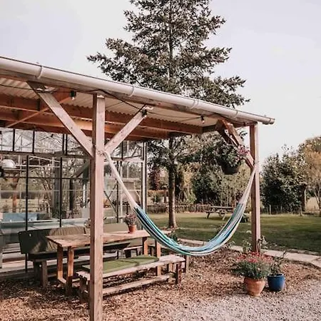 בית נופש Bij Tante Hanneke's Tiny House Barn Met Hottub Optie *